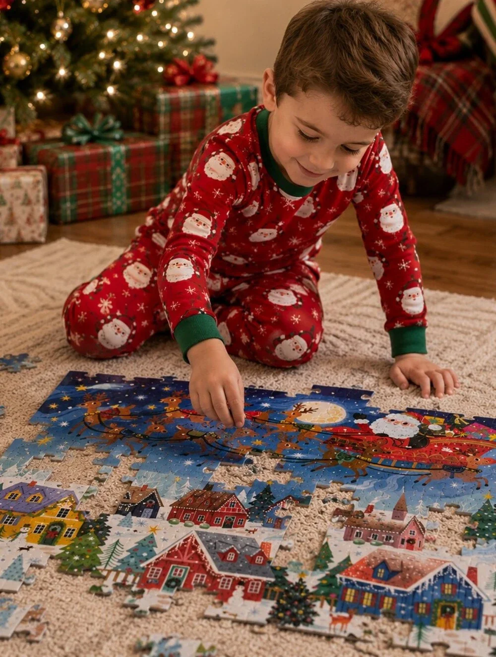 NEW Crocodile Creek Santa's Helper 36-Piece Floor Puzzle | Sealed Christmas Kids